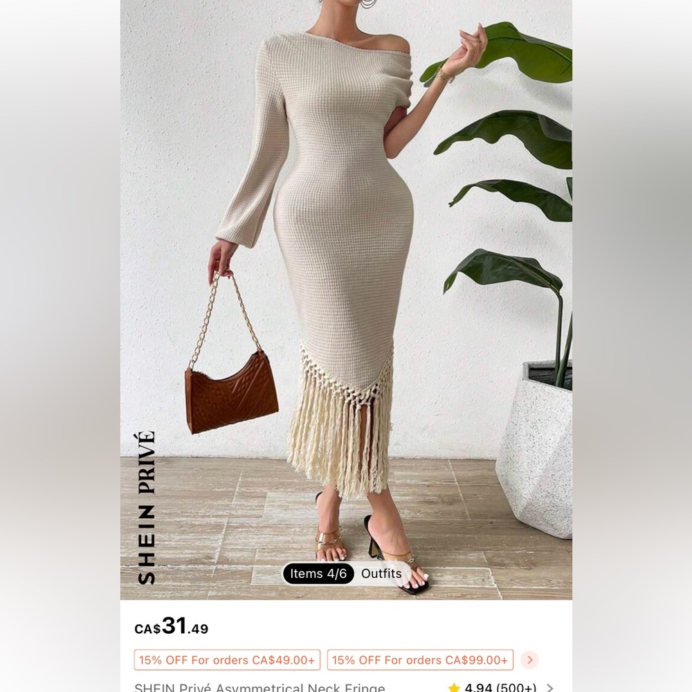 Beautiful shein vacation dress